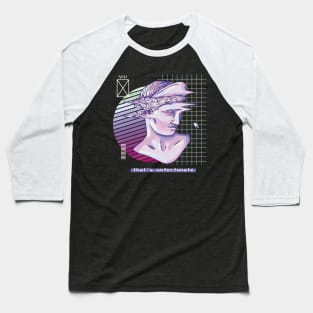 Vaporwave Glitch Baseball T-Shirt